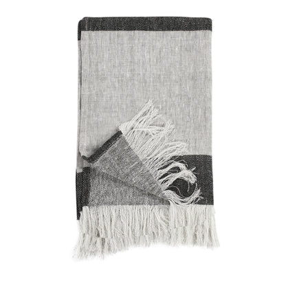 TC Talara Nat/Charcoal Throw - Chapin Furniture