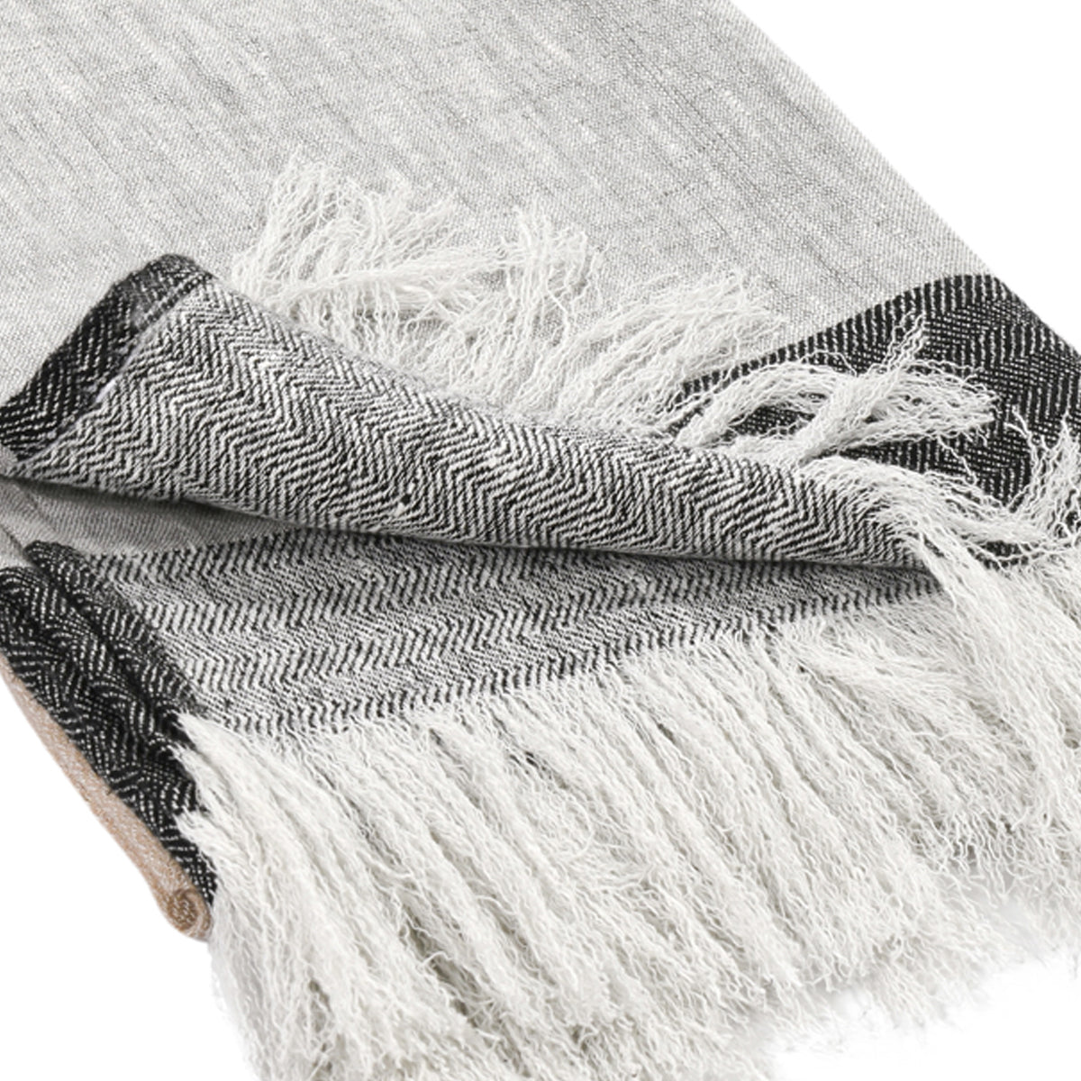 TC Talara Nat/Charcoal Throw - Chapin Furniture