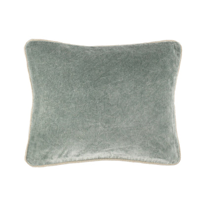 SLD Heirloom Velvet Pillow Bay Green - Set of 2 - Chapin Furniture