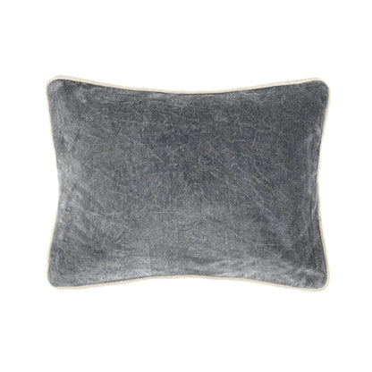 SLD Heirloom Velvet Pillow Stone Gray - Set of 2 - Chapin Furniture