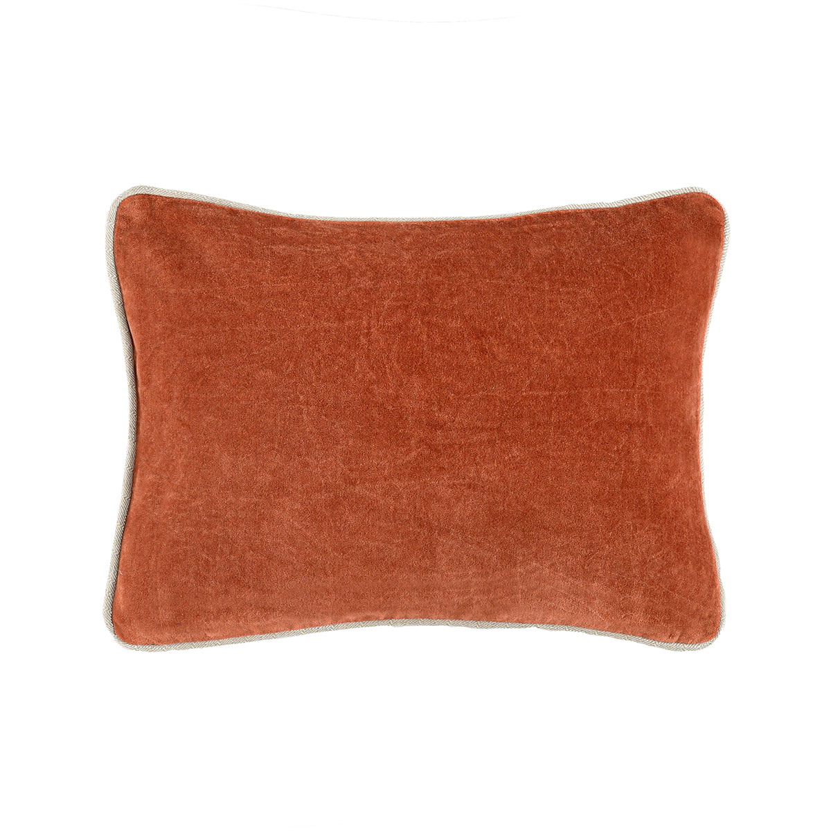 SLD Heirloom Velvet Pillow Terracotta - Set of 2 - Chapin Furniture