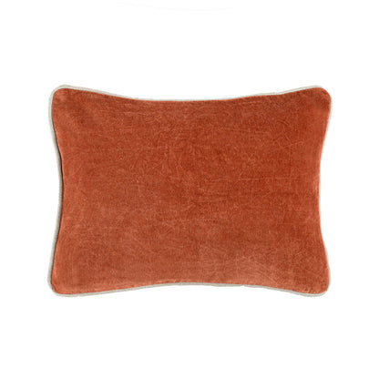 SLD Heirloom Velvet Pillow Terracotta - Set of 2 - Chapin Furniture