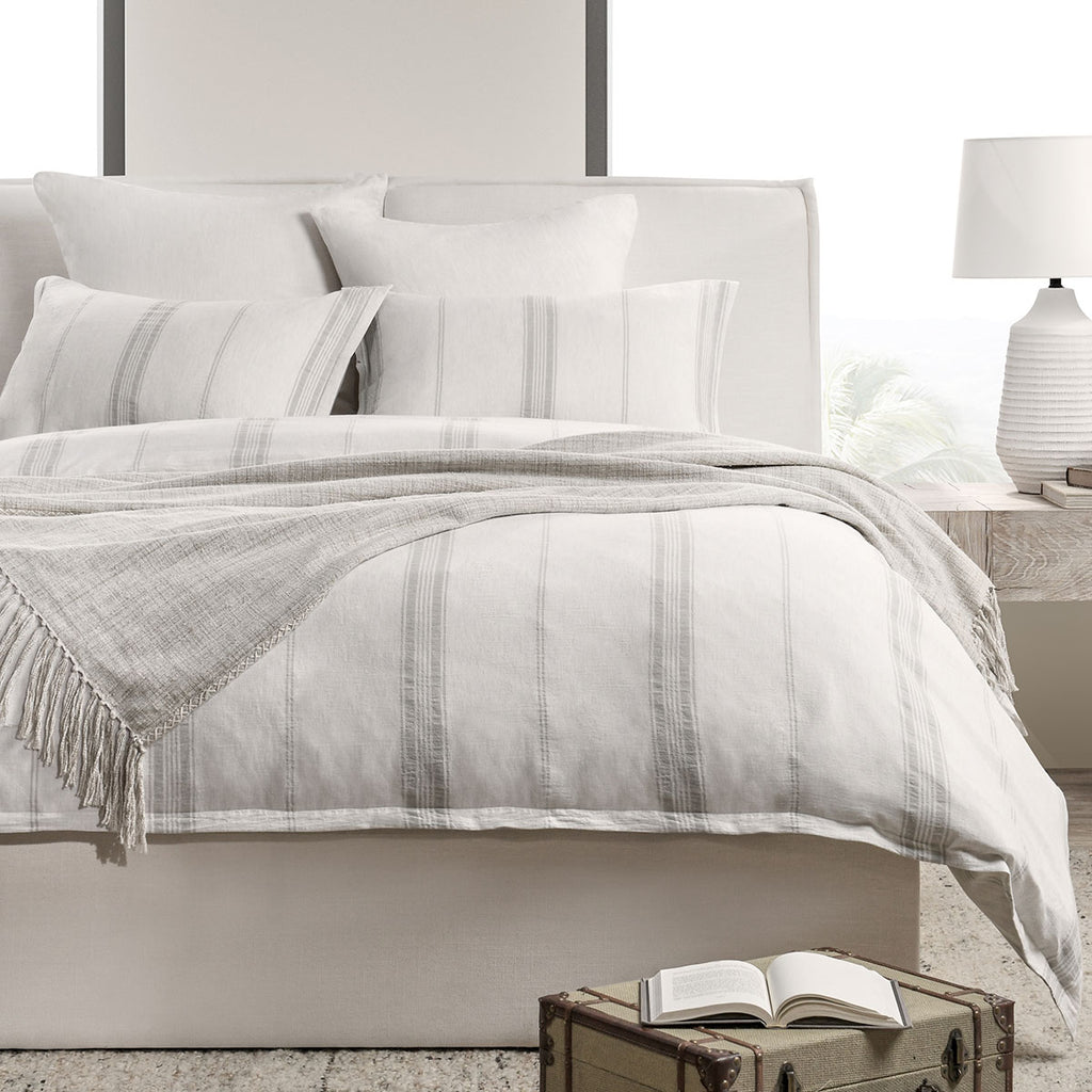 Jayson Gray Stripe Linen Cashmere Collection - Chapin Furniture