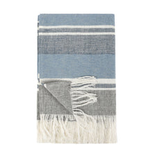 TC Lima Capri Blue/Dark Gray Throw - Chapin Furniture