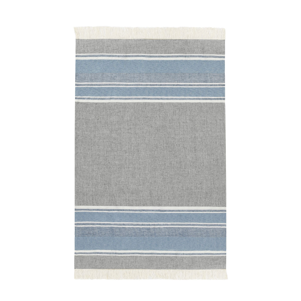 TC Lima Capri Blue/Dark Gray Throw - Chapin Furniture