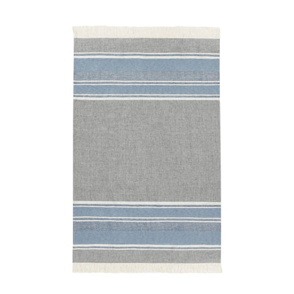 TC Lima Capri Blue/Dark Gray Throw - Chapin Furniture