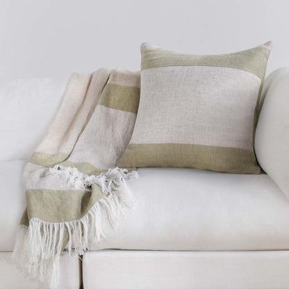 TC Talara Wheat Green/Natural Throw - Chapin Furniture