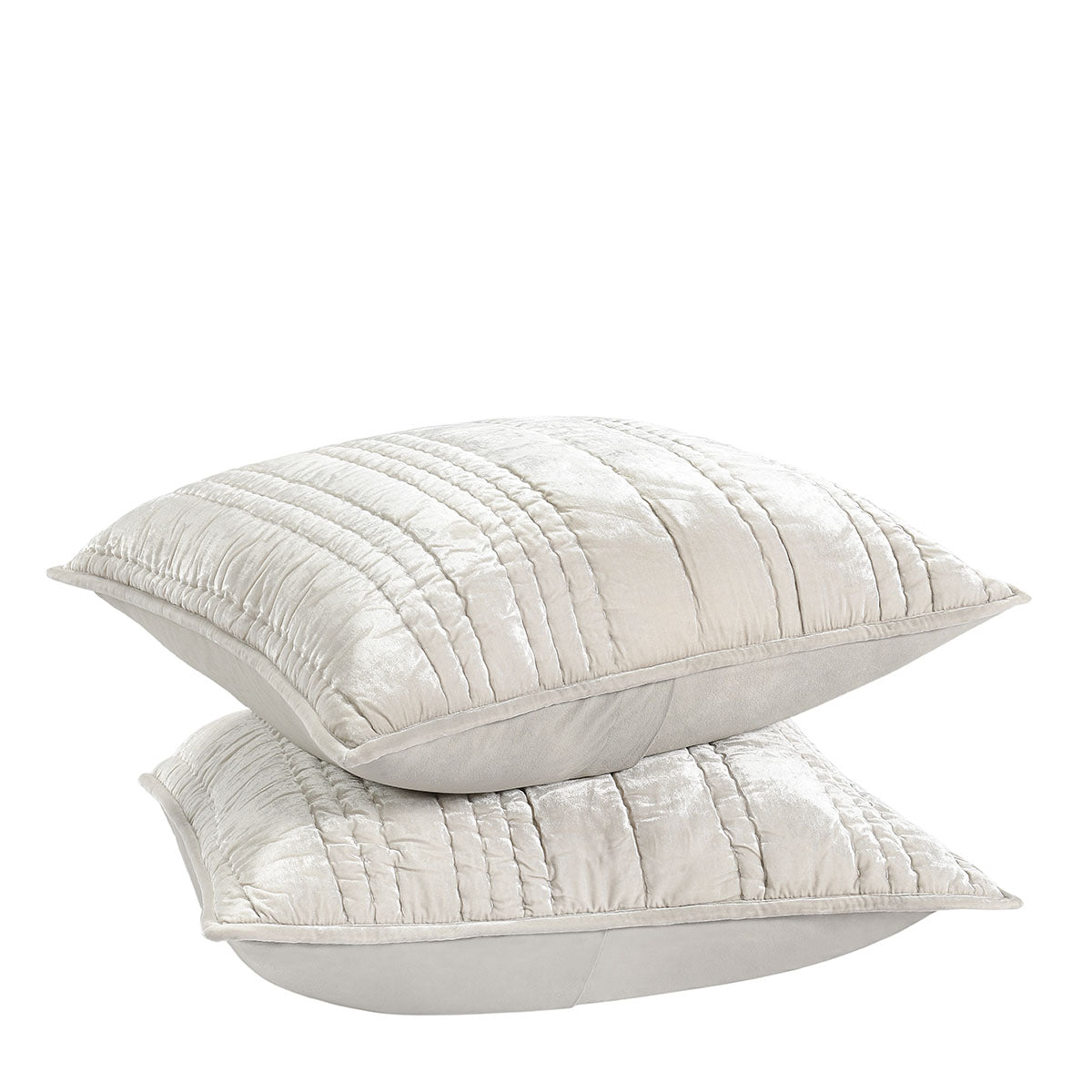 Seville Oyster Gray Quilt Collection - Chapin Furniture