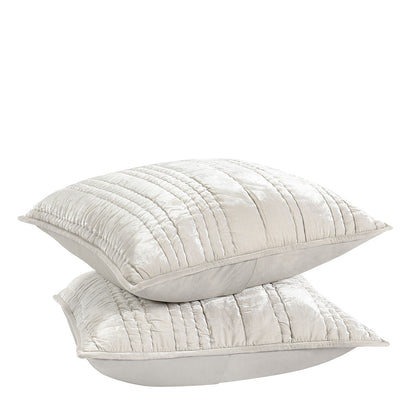 Seville Oyster Gray Quilt Collection - Chapin Furniture