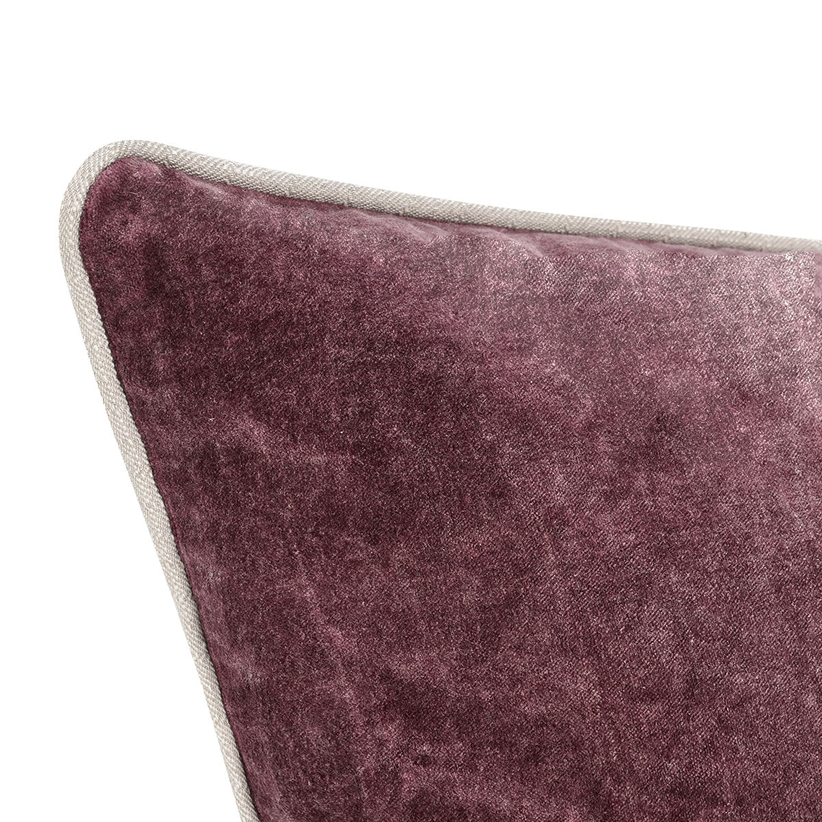 SLD Heirloom Velvet Pillow Sangria Red - Set of 2 - Chapin Furniture