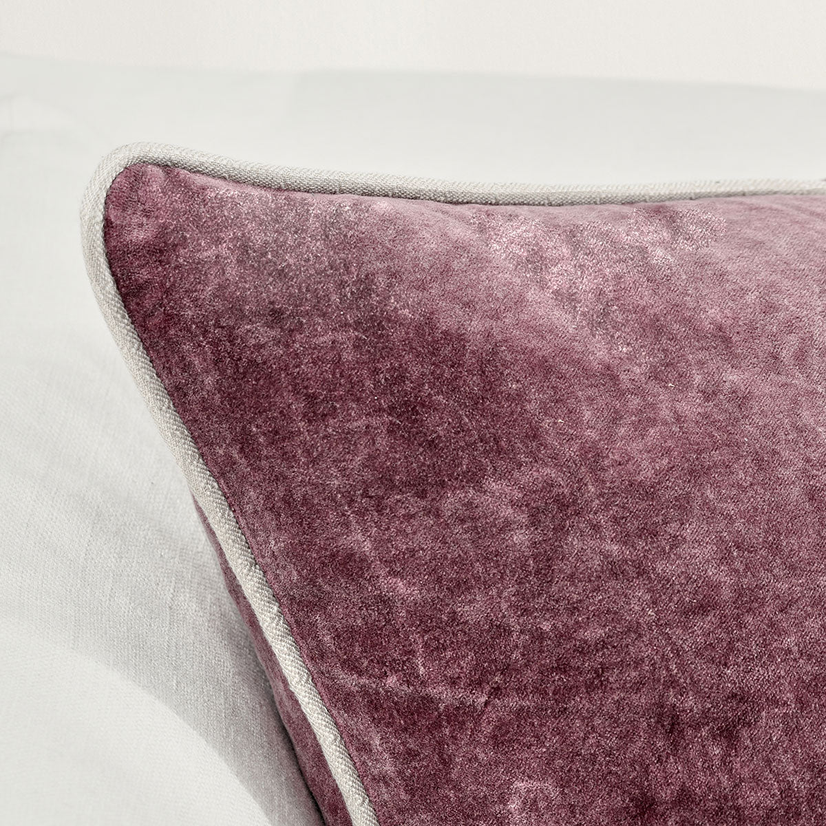 SLD Heirloom Velvet Pillow Sangria Red - Set of 2 - Chapin Furniture