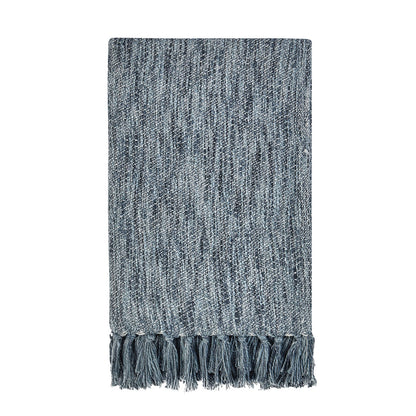 TC Sharma Denim Blue Throw - Chapin Furniture