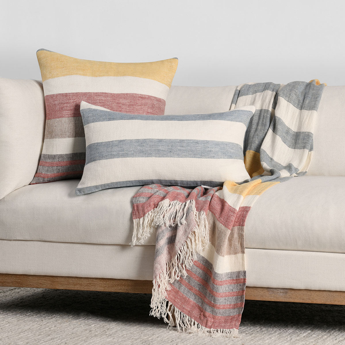 BW Crawford Yellow/Multi 22x22 - Set of 2 - Chapin Furniture