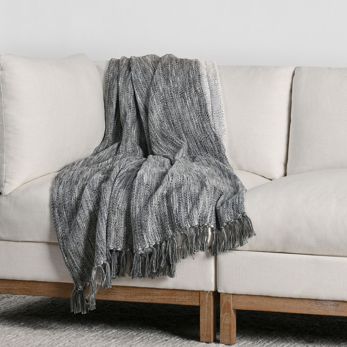 TC Sharma Gray Throw - Chapin Furniture