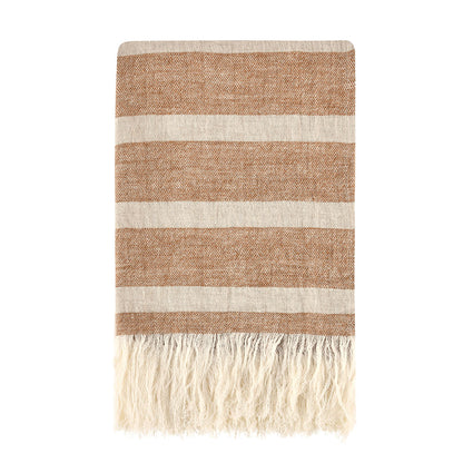 TC Sherry Hazel/Natural Throw - Chapin Furniture