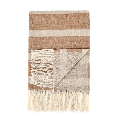 TC Sherry Hazel/Natural Throw - Chapin Furniture