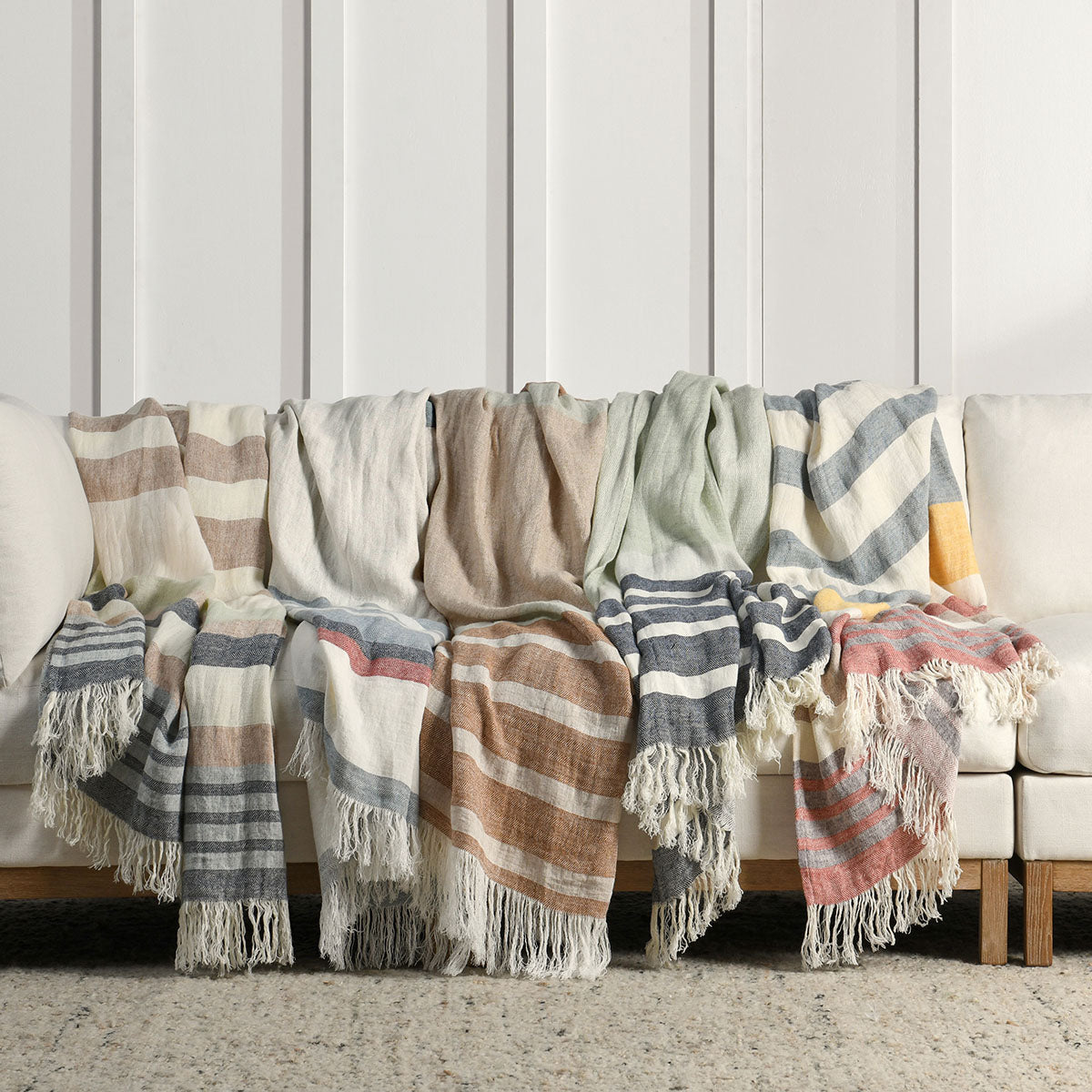 TC Sherry Hazel/Natural Throw - Chapin Furniture