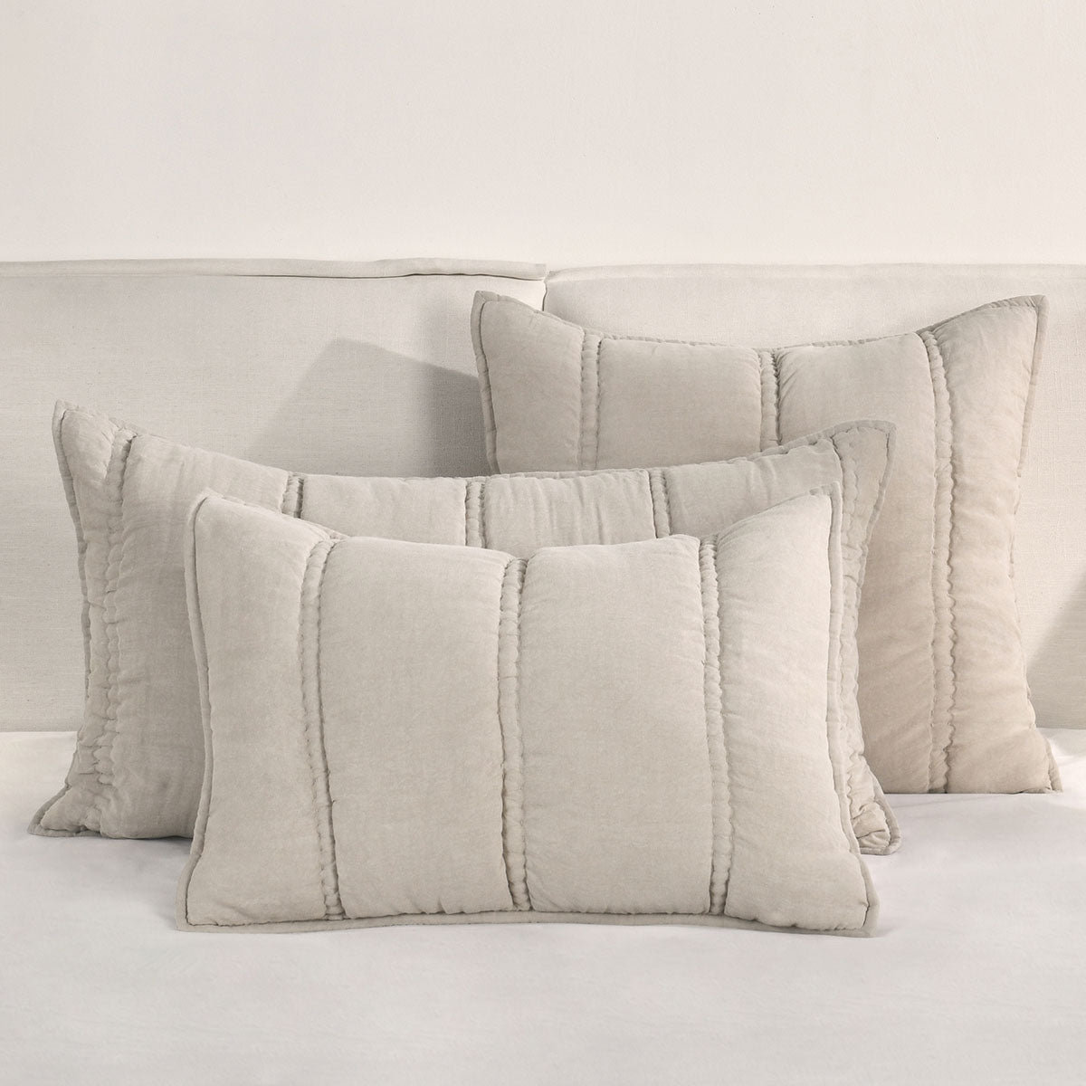 Rowen Quilt Collection-Taupe - Chapin Furniture