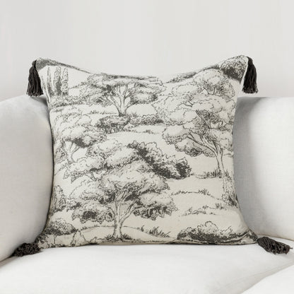 VC Stonework Charcoal 22x22 Pillow - Set of 2 - Chapin Furniture