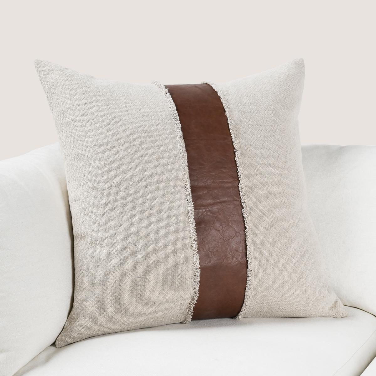 CH Steam Natural/Kona Brown 26x26 Pillow - Chapin Furniture