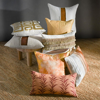 CH Steam Natural/Kona Brown 26x26 Pillow - Chapin Furniture