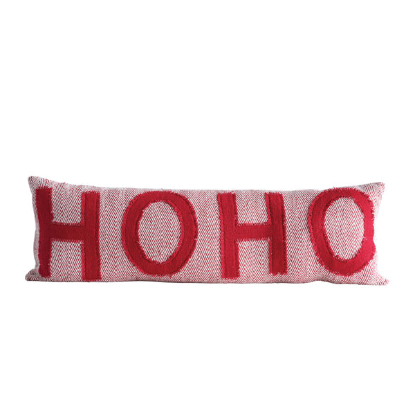 Ho Ho Cotton Woven Lumbar Pillow - Chapin Furniture