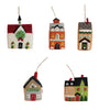Wool Felt House Ornaments - Set of 5 Styles - Chapin Furniture