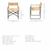 Direttore Tan Dining Chair - Chapin Furniture