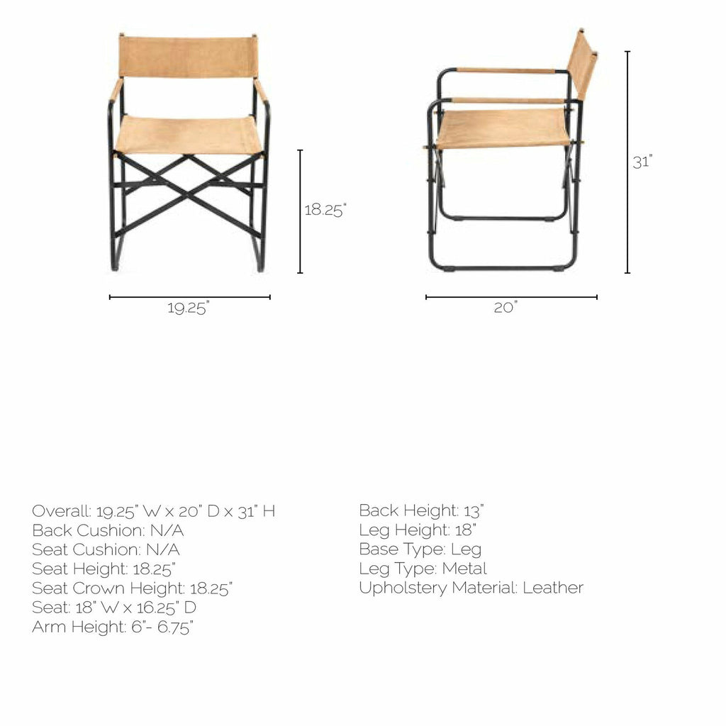 Direttore Tan Dining Chair - Chapin Furniture