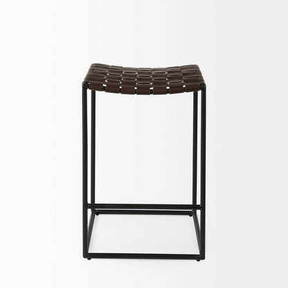 Clarissa Brown Woven Counter Stool - Chapin Furniture