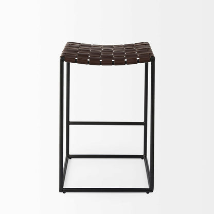Clarissa Brown Woven Counter Stool - Chapin Furniture