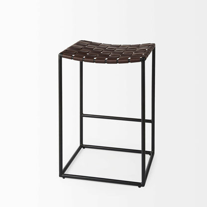 Clarissa Brown Woven Counter Stool - Chapin Furniture