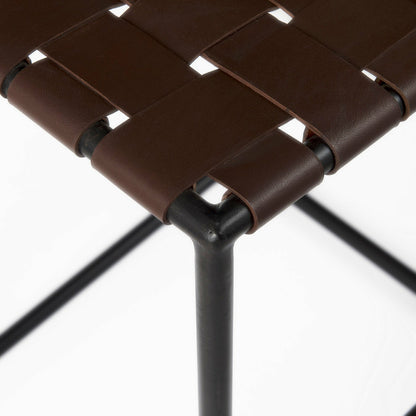 Clarissa Brown Woven Counter Stool - Chapin Furniture