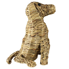 Sitting Water Hyacinth Dog - Chapin Furniture