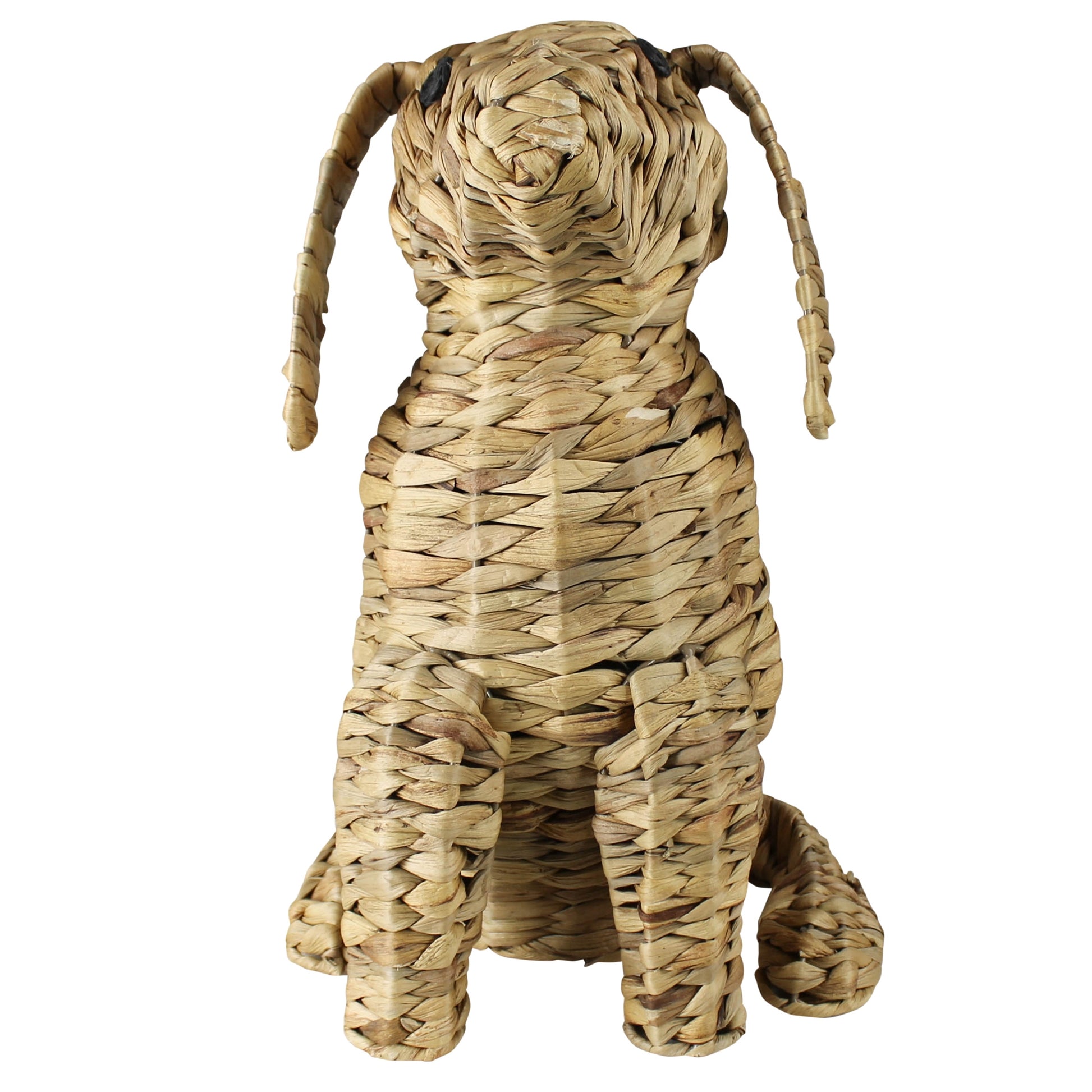Sitting Water Hyacinth Dog - Chapin Furniture