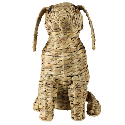 Sitting Water Hyacinth Dog - Chapin Furniture