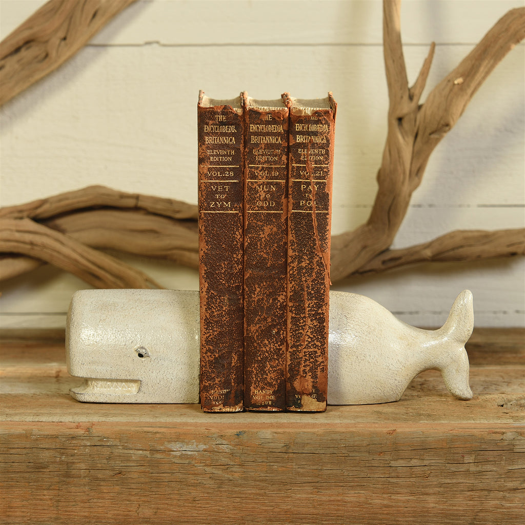 Whale Bookends- Cast Iron - Chapin Furniture