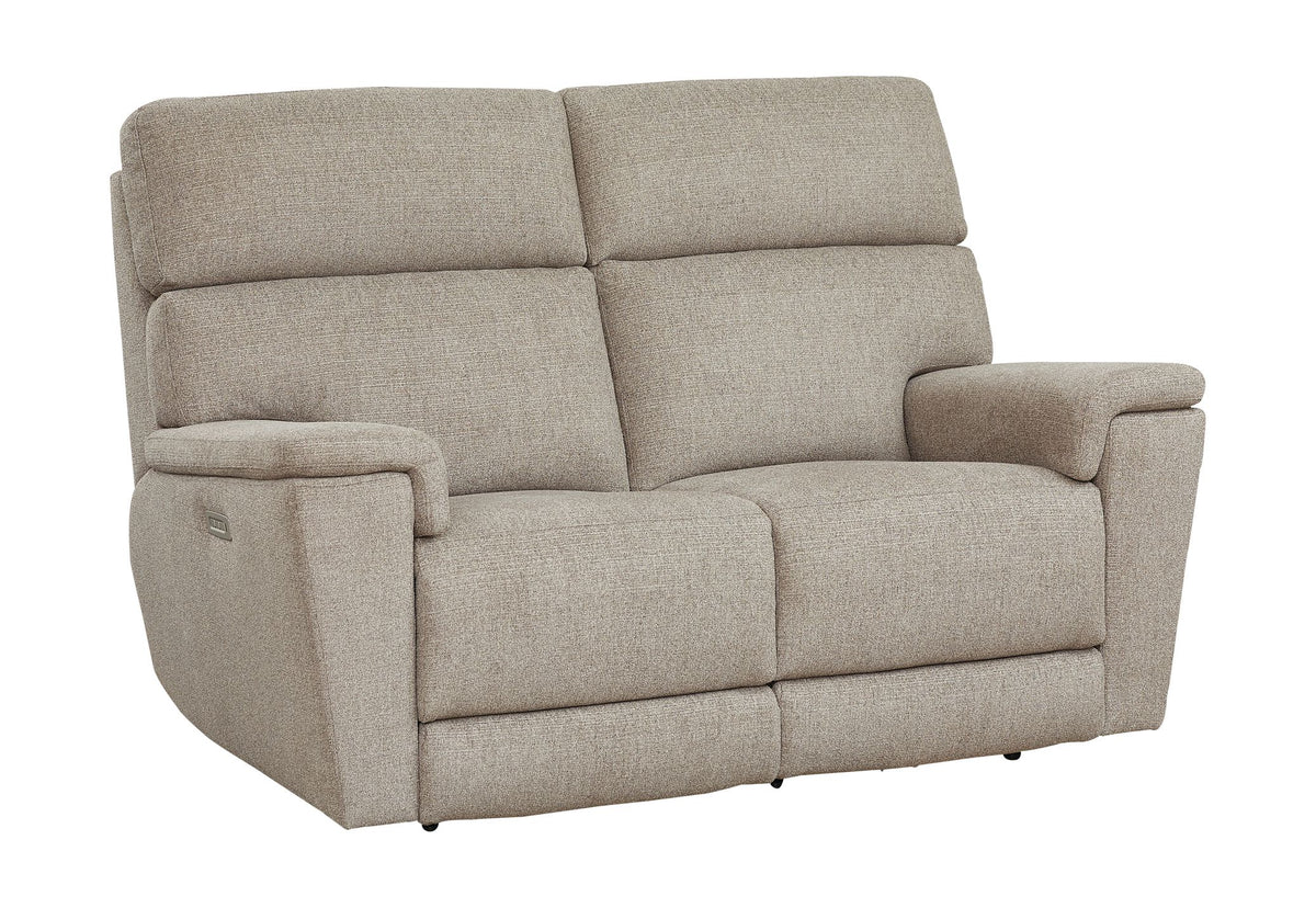 Custom Bassett Club Level Beaufort Power Motion Loveseat Chapin Furniture