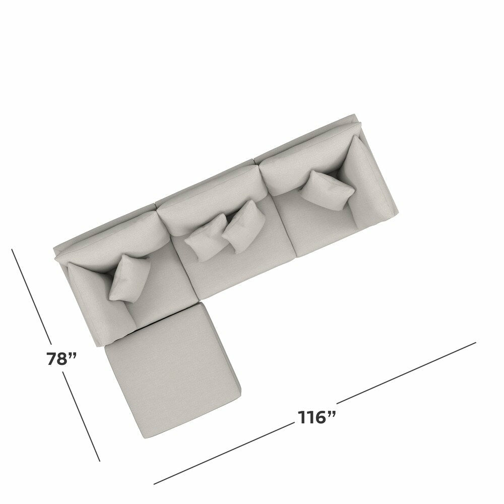 Beckham Small Chaise Sectional - Chapin Furniture