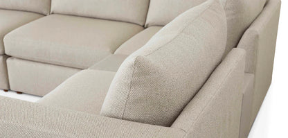 Beckham Left Bumper With Console L Sectional - Chapin Furniture