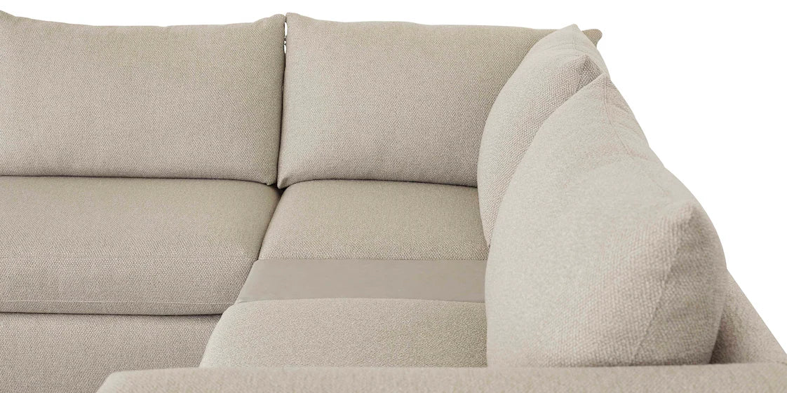 Beckham Left Bumper With Console L Sectional - Chapin Furniture