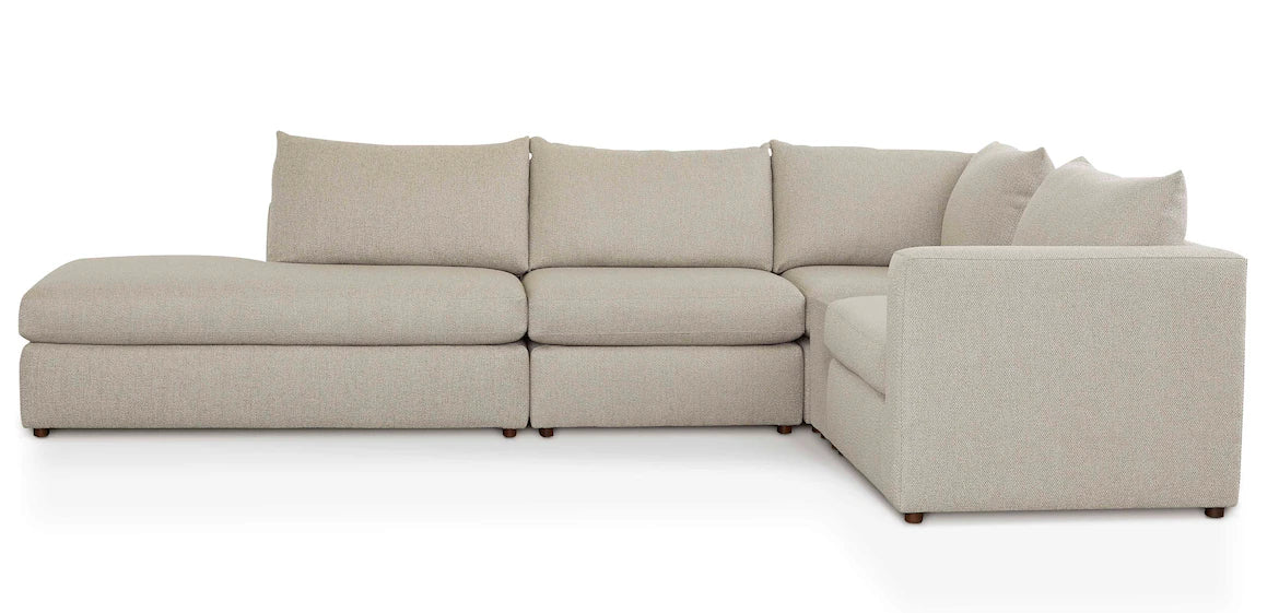 Beckham Left Bumper With Console L Sectional - Chapin Furniture