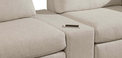 Beckham Left Bumper With Console L Sectional - Chapin Furniture