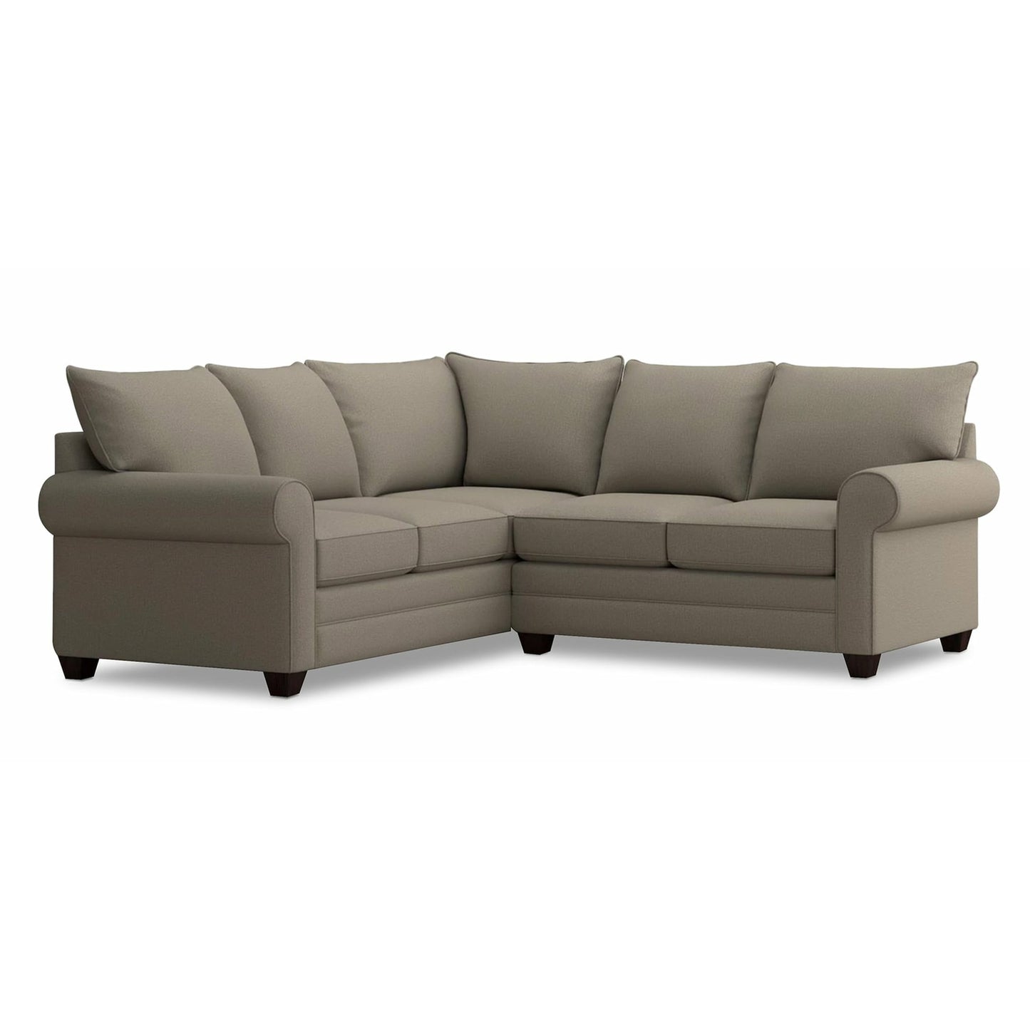 Alexander Roll Arm Small L Sectional - Chapin Furniture
