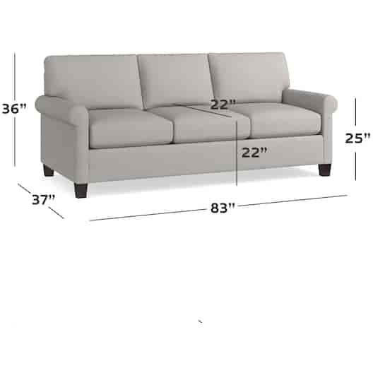 Spencer Sofa- Bone - Chapin Furniture