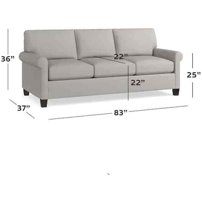 Spencer Sofa- Bone - Chapin Furniture