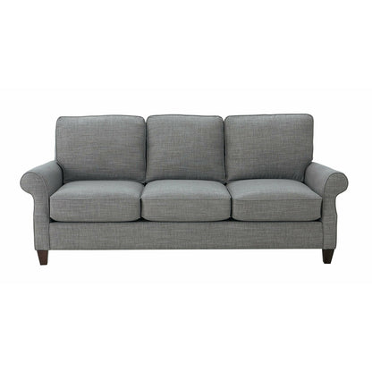 Bassett Davenport Sofa in Gray - Chapin Furniture