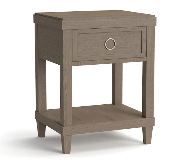 Ventura Bedside Table-Chalk Slate - Chapin Furniture