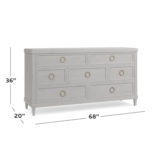 Ventura Dresser-Shell White - Chapin Furniture