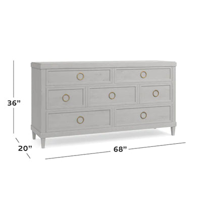 Ventura Dresser-Shell White - Chapin Furniture